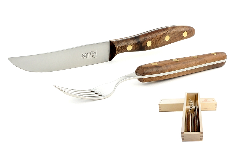 Windmühlenmesser K Steak-Besteck Robert Herder Solingen